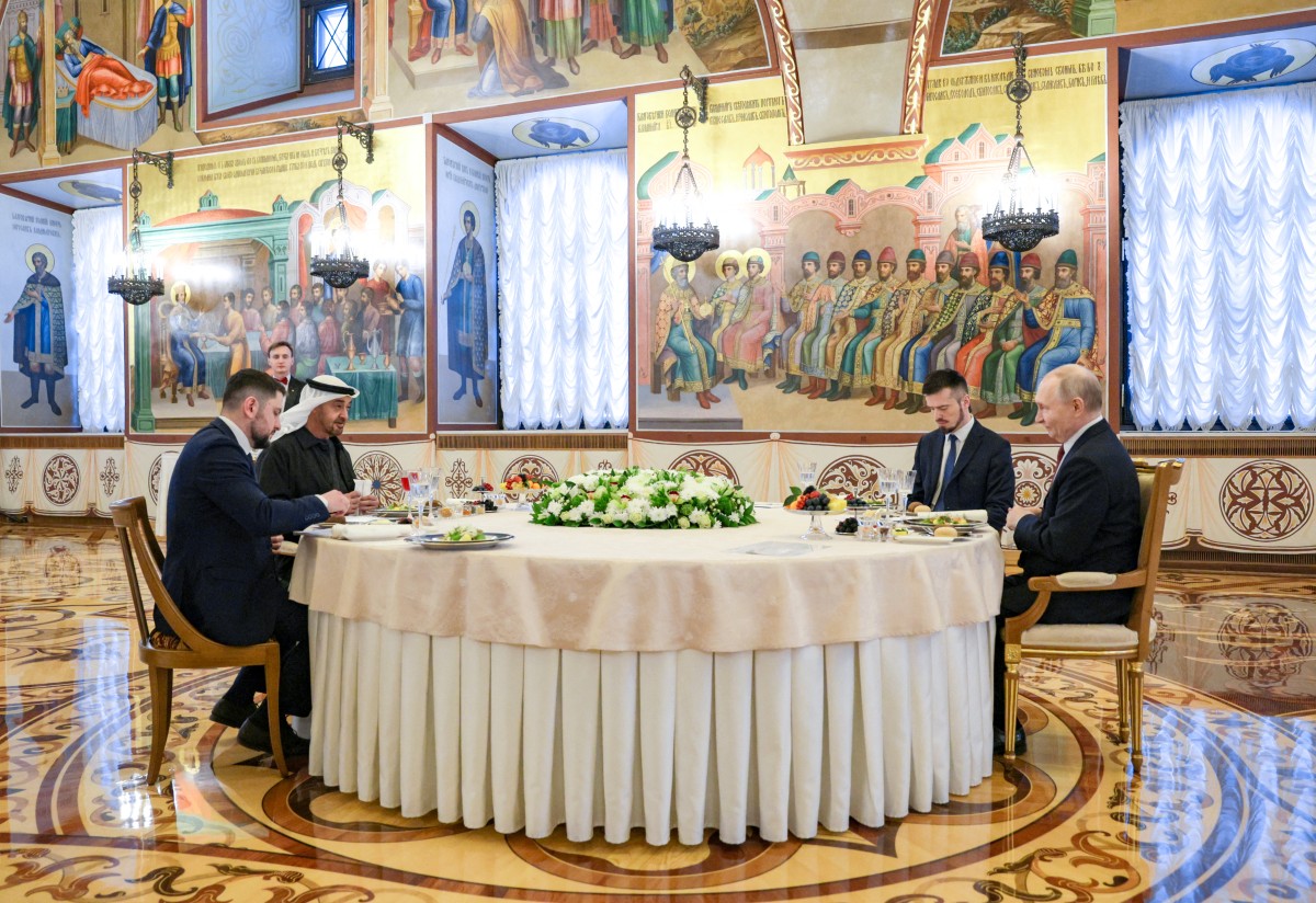 UAE president meets Putin in Moscow